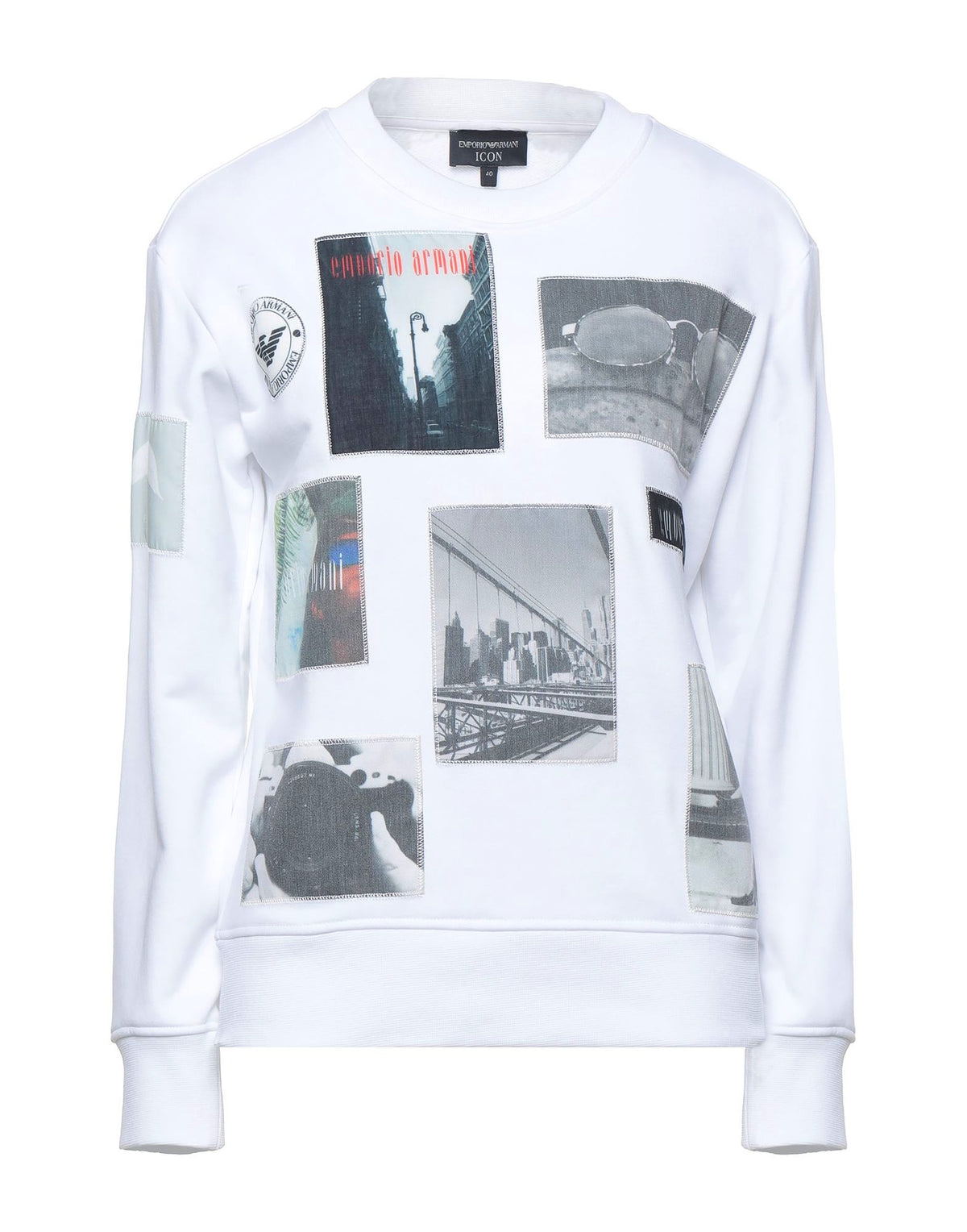 Emporio Armani Womens Sweatshirt - White