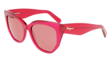 Salvatore Ferragamo SF1061S Womens Sunglasses - Trasparent Red