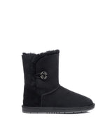 Australian Shepherd UGG Short button - Black