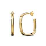 Bullion Gold Yoshi Hoop Gold Layered Earrings