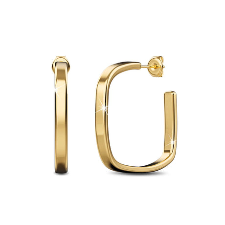 Bullion Gold Yoshi Hoop Gold Layered Earrings