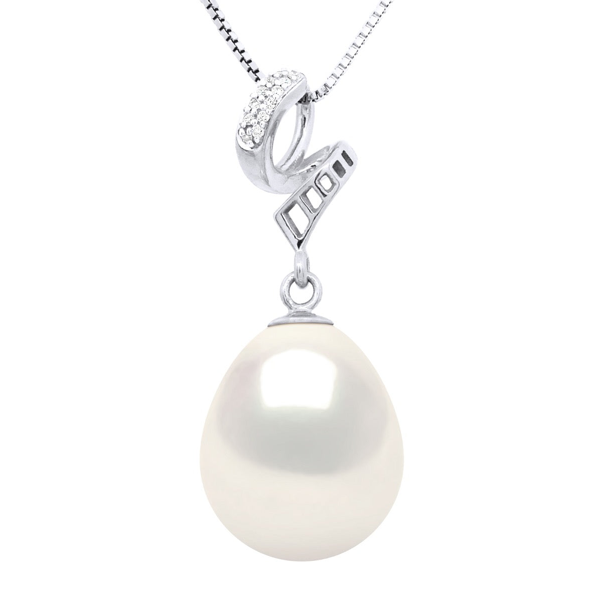 Pendant Volutes - Natural White - Longueur 42 cm