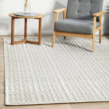 York Brenda Natural White Rug
