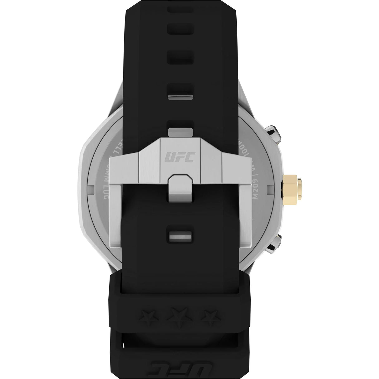 Timex UFC King Two Tone 45Mm Black Dial And Silicone Strap