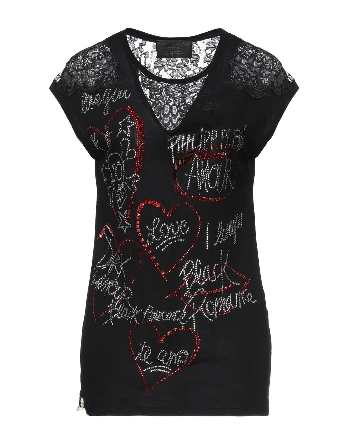 Philipp Plein Womens T-shirt - Black