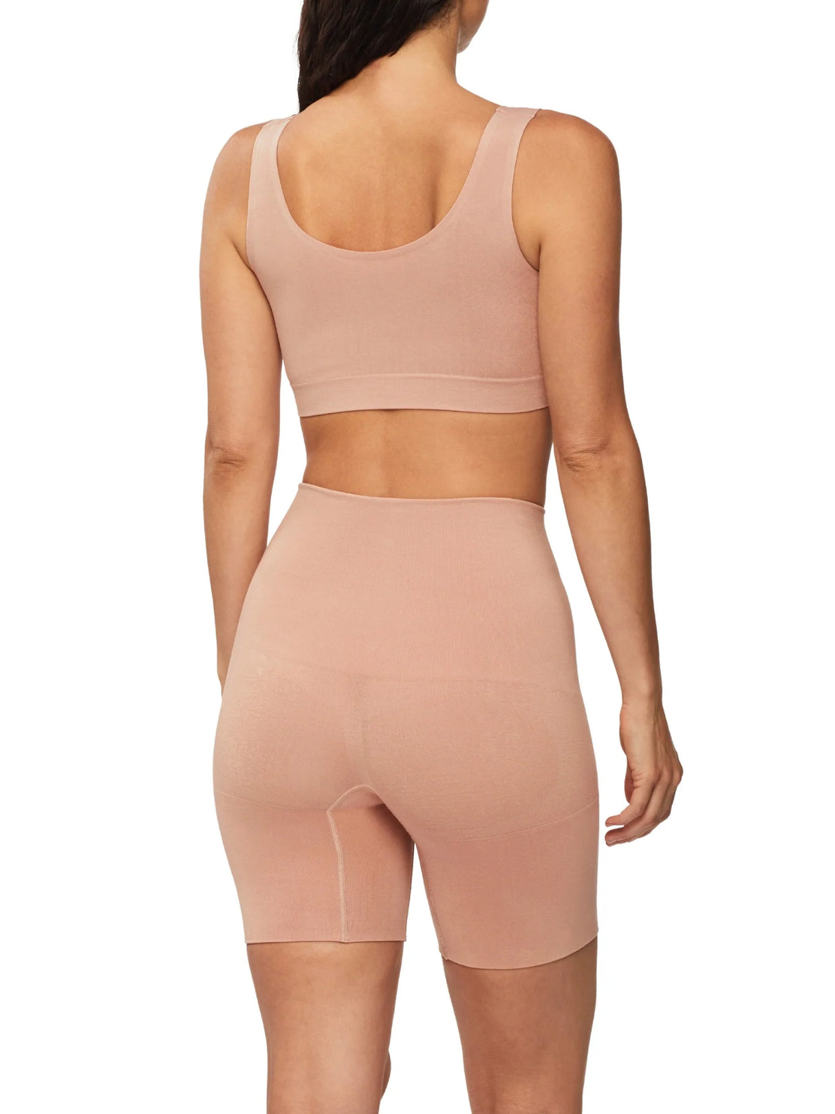 Nancy Ganz Bamboo Essentials W Thigh Shaper - Mahogany