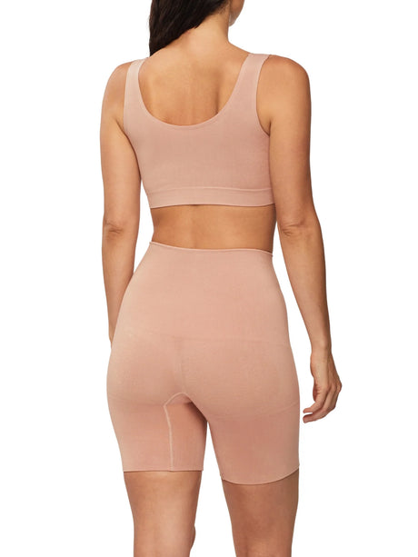 Nancy Ganz Bamboo Essentials W Thigh Shaper - Mahogany