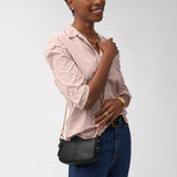 Fossil Jolie Black Mini Crossbody Bag