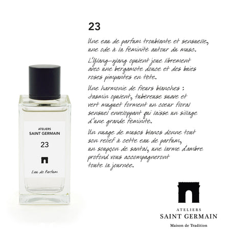 Bottle of Eau de Parfum ATELIERS SAINT GERMAIN N� 23 - 100 ml