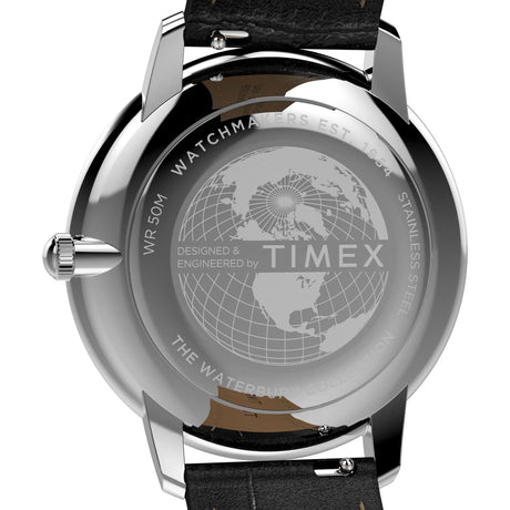 Timex Waterbury Metropolitan Sub-Second 39Mm Leather Strap Watch