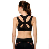 High Impact Full Support Wireless Running Bra - Black