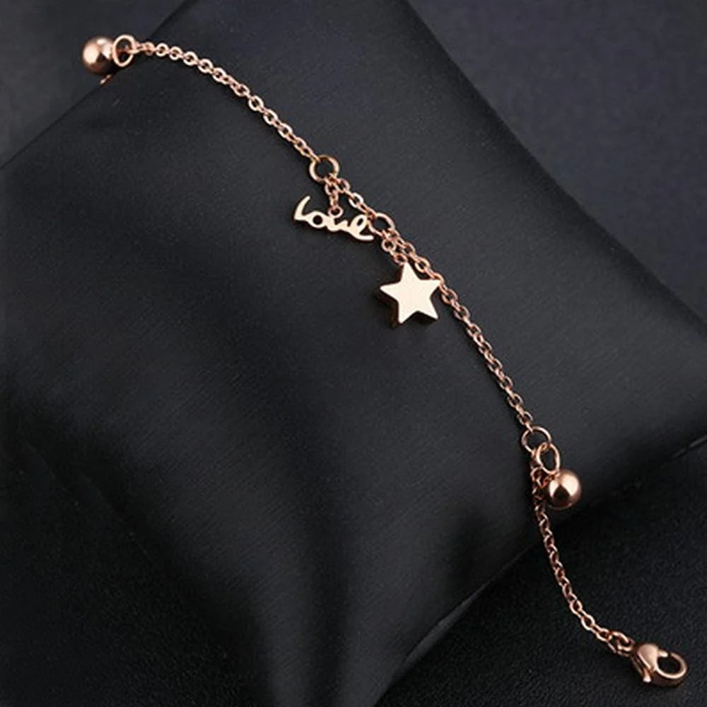Bullion Gold Love From The Star Charm Bracelet