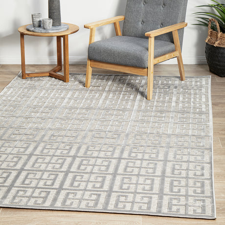 York Brenda Silver Rug