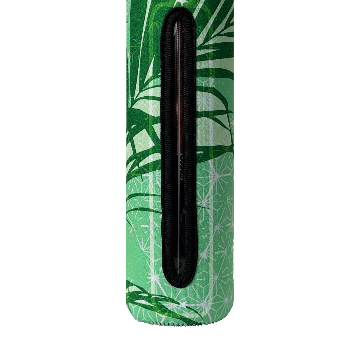 Glass is Greener + carry cover - 750 ml - Tea Brew Bottle - Matcha print
