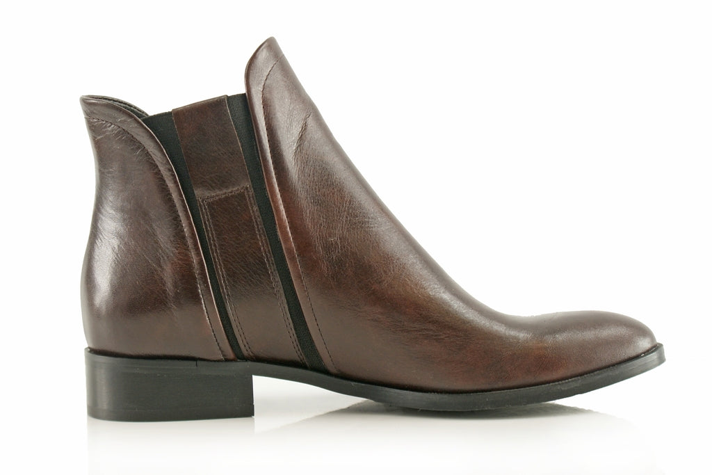 Bosccolo Womens Ankle Boots - Brown
