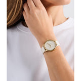 Ted Baker Womens Phylipa Classic Gold Cream Leather