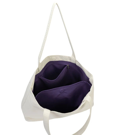 BAMEI Lightweight Tencel & Recycled Nylon Tote Bag - Ivory