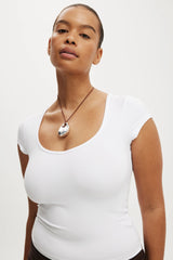 Cotton On Women's Hold Me Short Sleeve - White