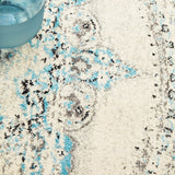 Century 922 White Round Rug
