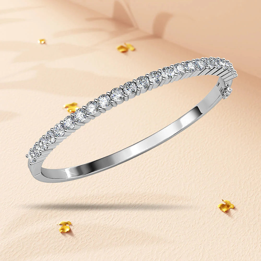 Krystal Couture Grandeur Bangle Embellished with SWAROVSKI Crystals