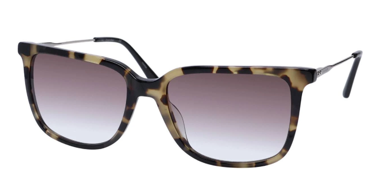CK Women's Modified Rectangle Acetate Sunglasses - Tortoiseshell