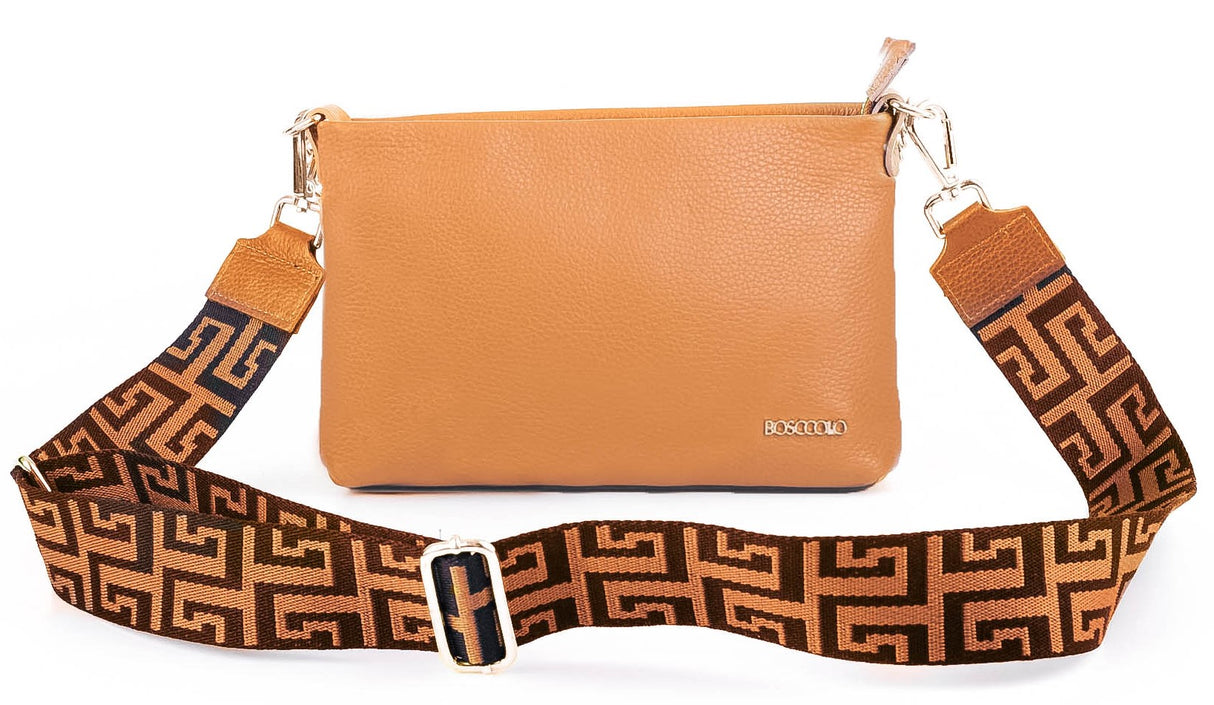 Bosccolo Shoulder Bag Design Strap - Ginger