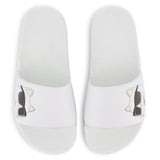 Karl Lagerfeld Girls Fete Musique D3 Aqua Slides - White