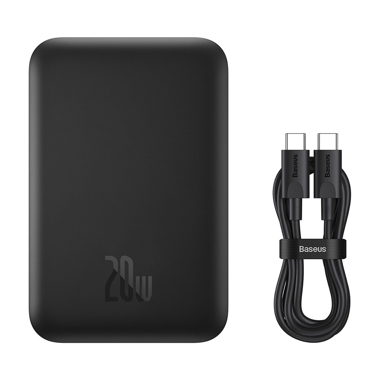 Baseus Magnetic Mini Air Wireless Fast Charge Power Bank 6000mAh 20W - Black