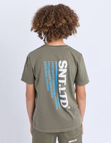 St Goliath Boys Podium Fleece Short - Khaki