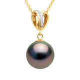 Pendant Double Knot Yellow Gold - Longueur 18 cm