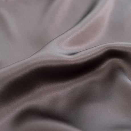 MULBERRY SILK PILLOW CASE TWIN PACK - SIZE: 51X76CM - CHARCOAL