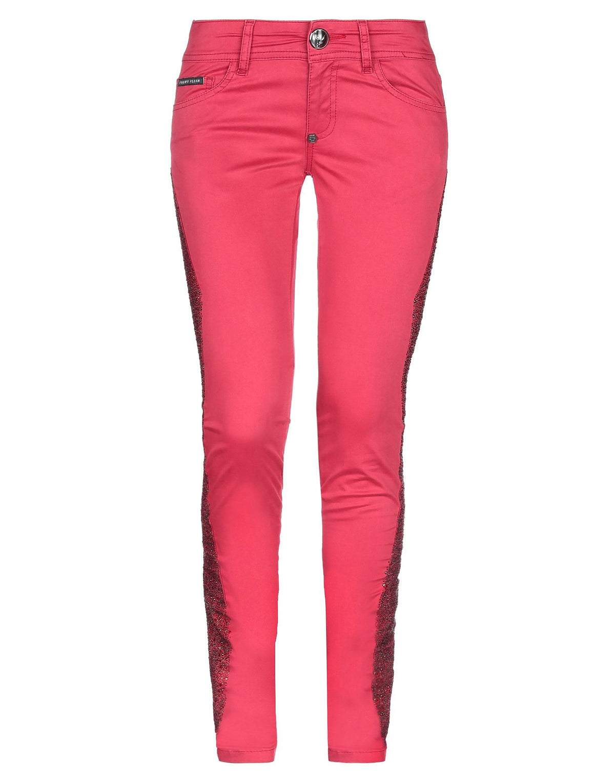 Philipp Plein Womens Pants - Burgundy