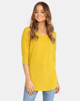 Lost In Lunar Women's Trixie Top - Mustard