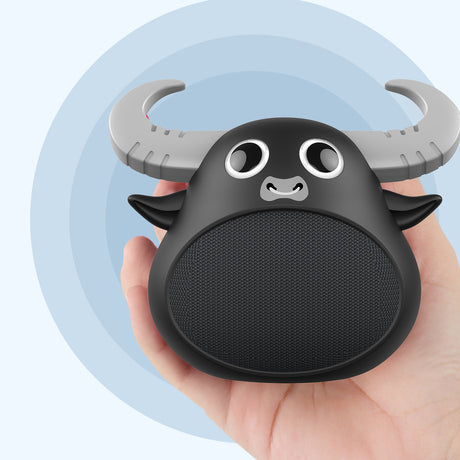 Fitsmart Bluetooth Animal Face Speaker - Black