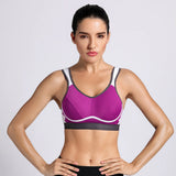 High Impact Bounce Control Wireless Workout Bra - Purple