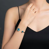 Krystal Couture Serene Bangle Embellished with SWAROVSKI Crystals
