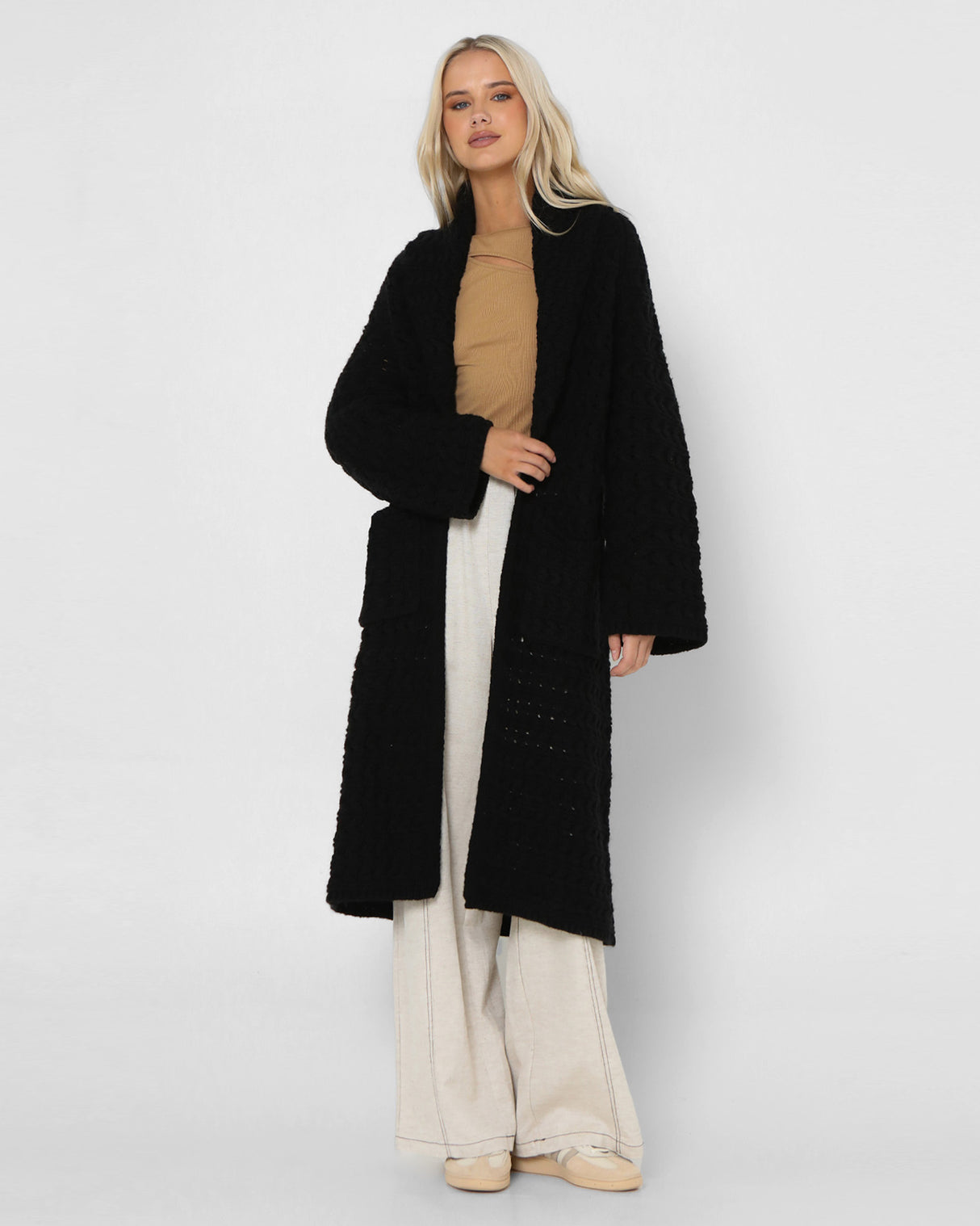 Lost In Lunar Women's Charli Cardigan - Black