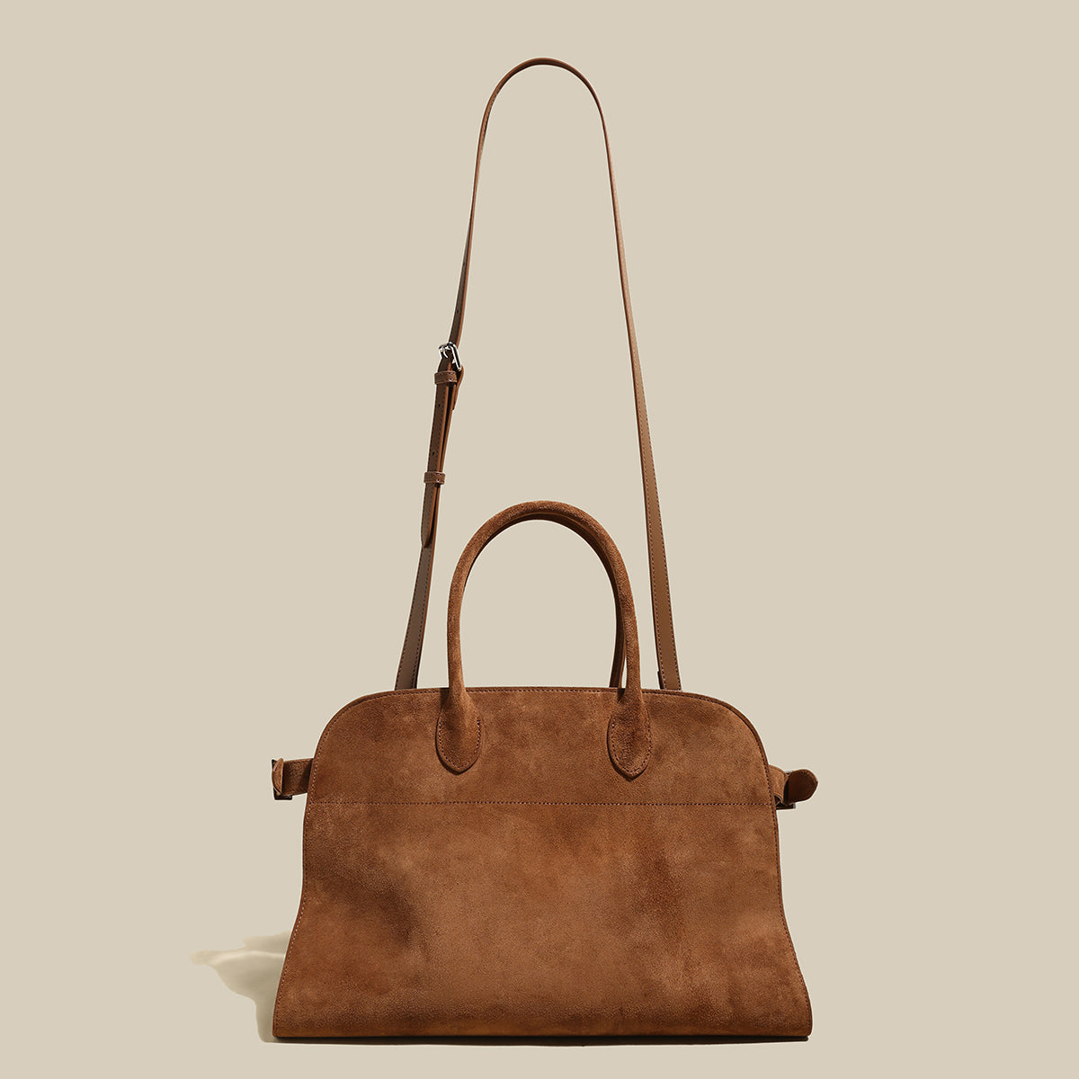 Delta Top Handle Bag - Brown