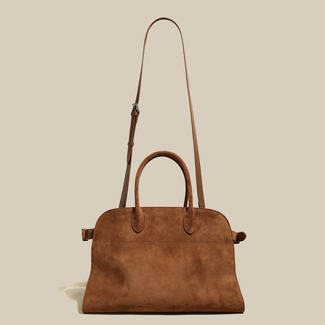 Delta Top Handle Bag - Brown