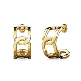 Bullion Gold Stellar Bullion Fusion Huggie Earrings