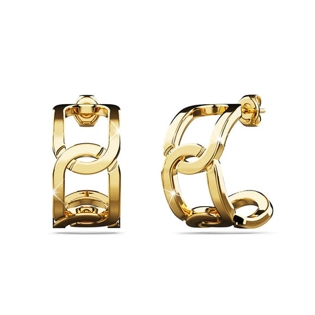 Bullion Gold Stellar Bullion Fusion Huggie Earrings