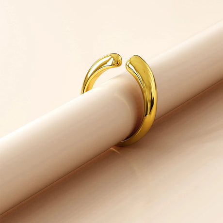 Bullion Gold Gaping Jasper Ring in Gold