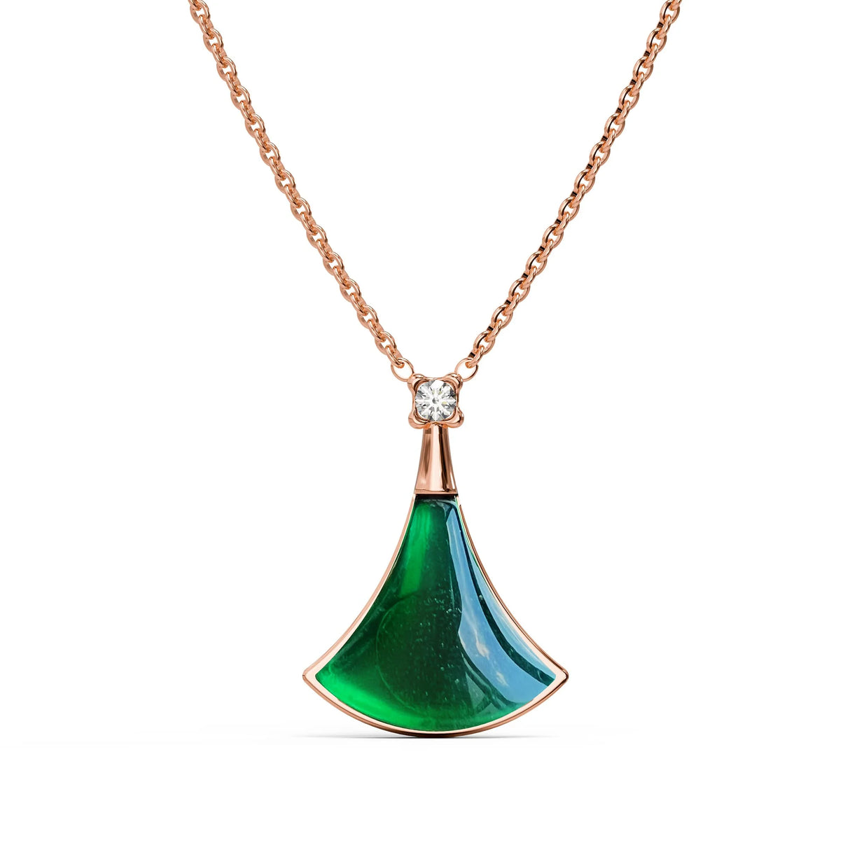 Bullion Gold Diva's Dream Necklace in Rose Gold