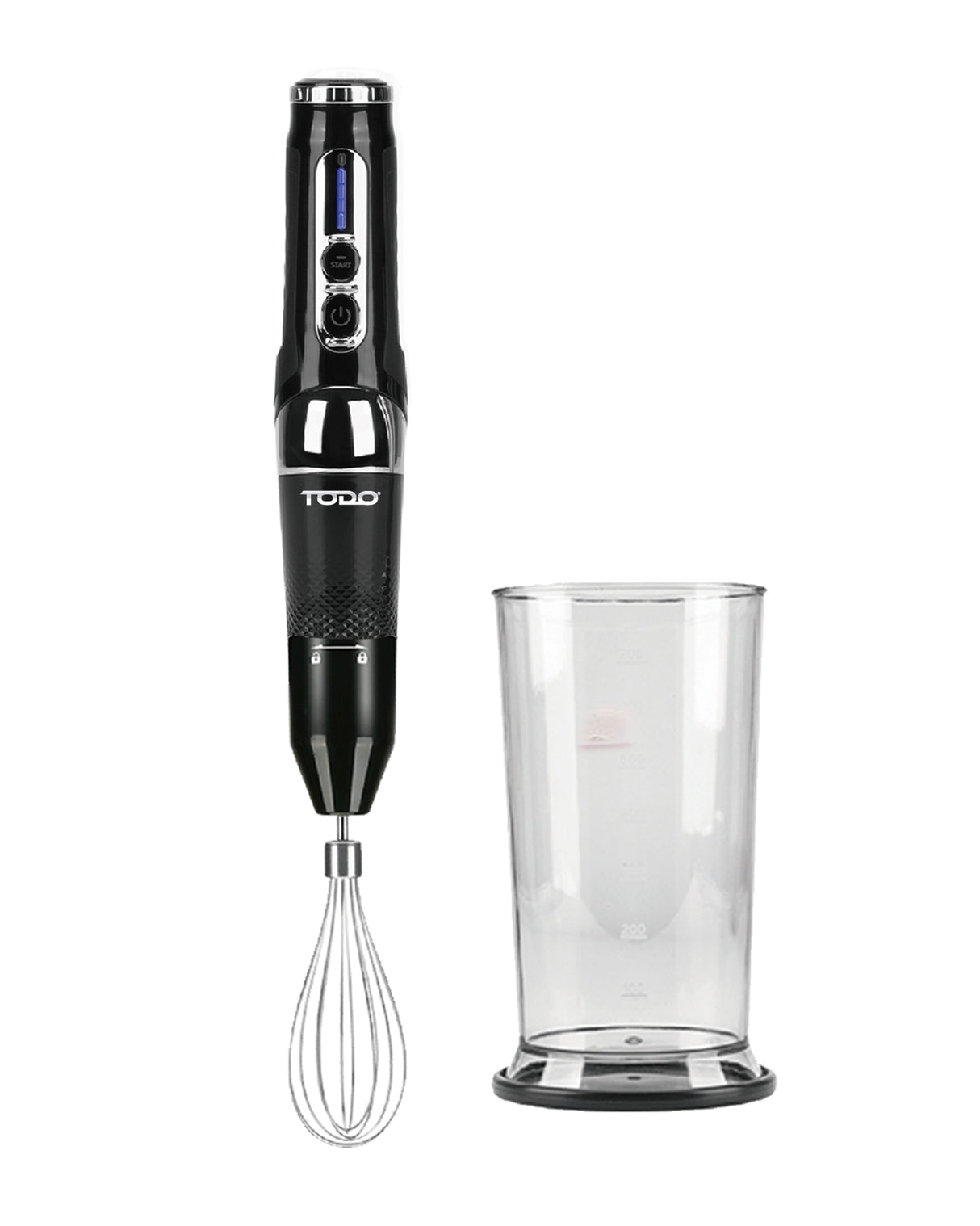 TODO Cordless Stick Blender Food Chopper Whisk 7.4V 2000mAh Handheld Electric Blender