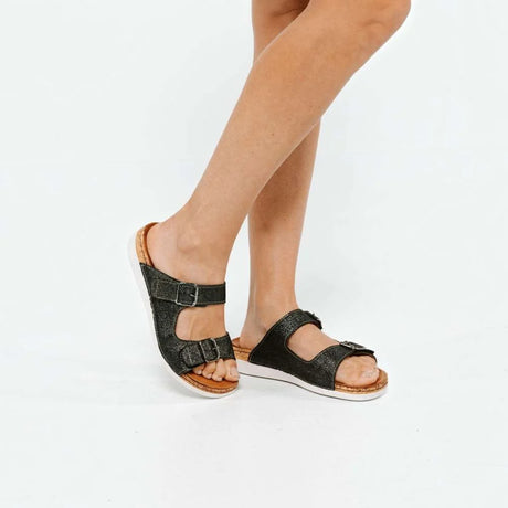 Revere Brighton Slide - Black Linen