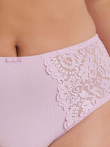 2 Pack Daily Essentials Stretch Lace & Cotton Full Brief (219)