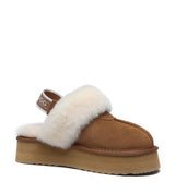 Australian Shepherd UGG Waffle Platform - Chestnut