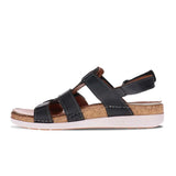 Revere Santorini Gladiator Sandal - Black