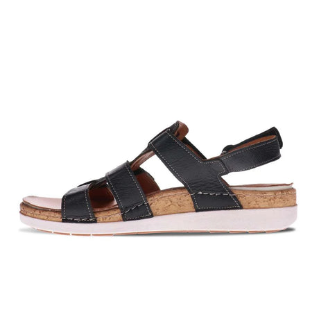Revere Santorini Gladiator Sandal - Black
