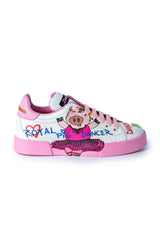 Dolce & Gabbana Women Portofino "Royal Pig" Sneakers